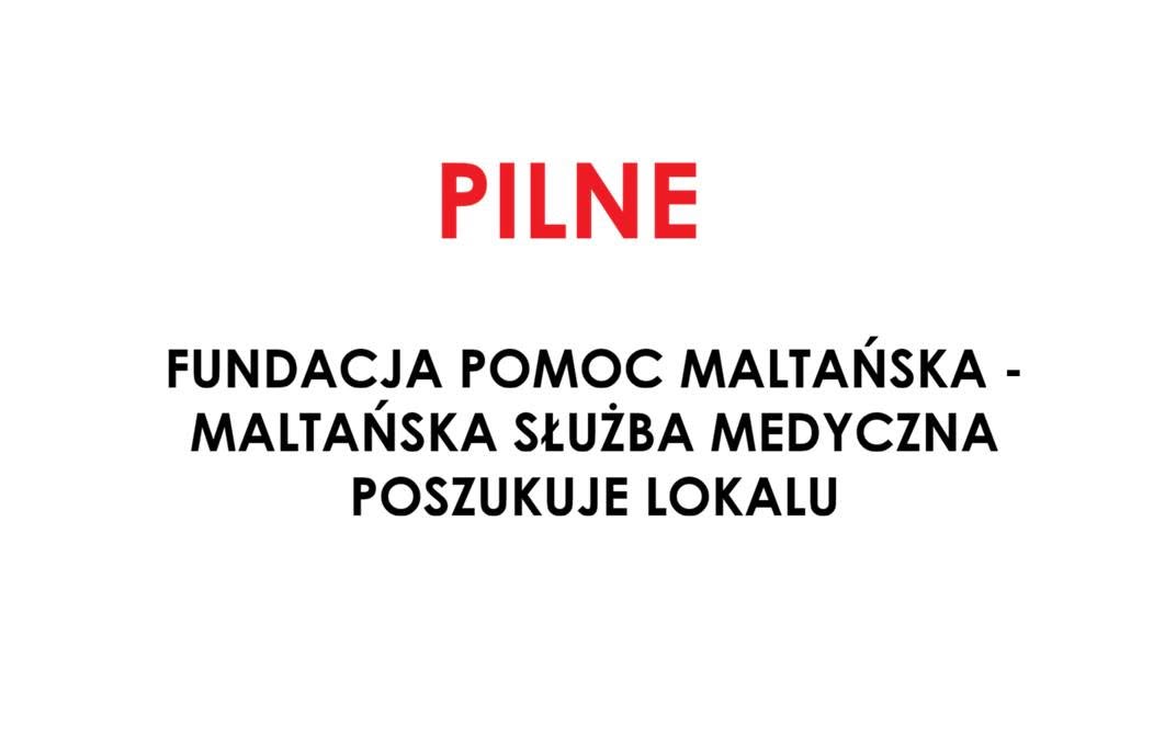 PILNE – Fundacja poszukuje nowego lokalu